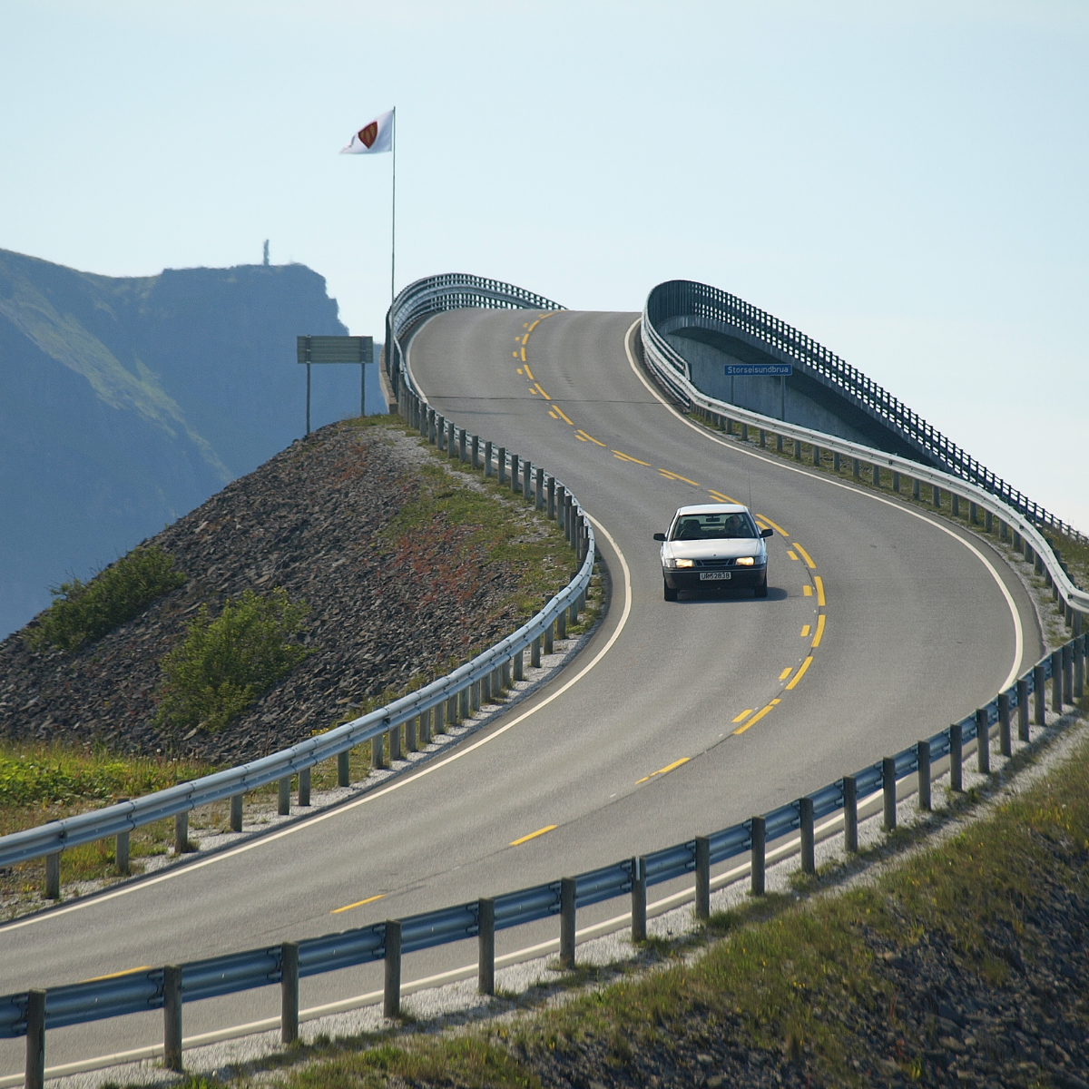 car on eastern coast norway